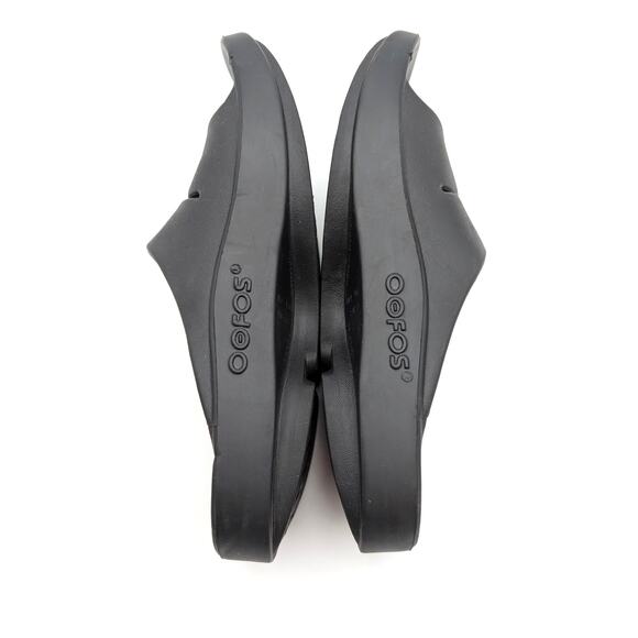 Oofos OOahh Sport Flex Recovery Slide Sandal Unisex Black Size USW6/M4 EU37 - Picture 7 of 11
